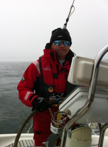 Sam at the helm