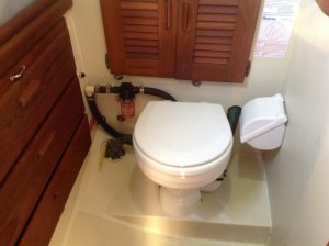 Our new macerating toilet