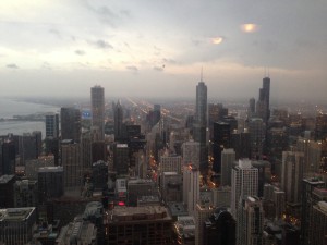 A different view from the Hancock. Chicago is a really big city!