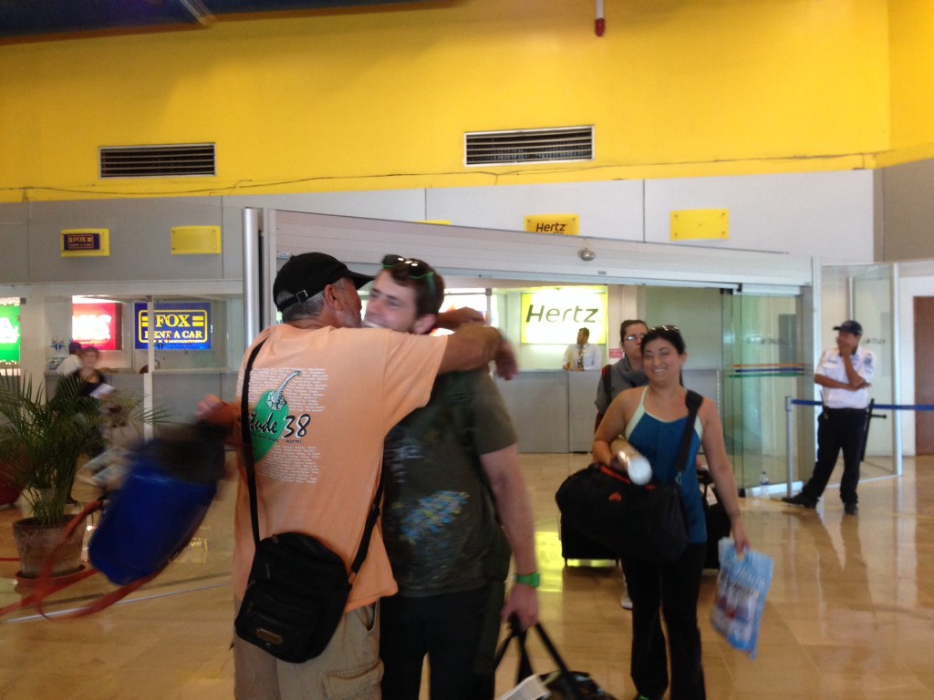 On the heels of my sister's departure, our son Dan and his partner Sarah arrived. How excited we were to see them!