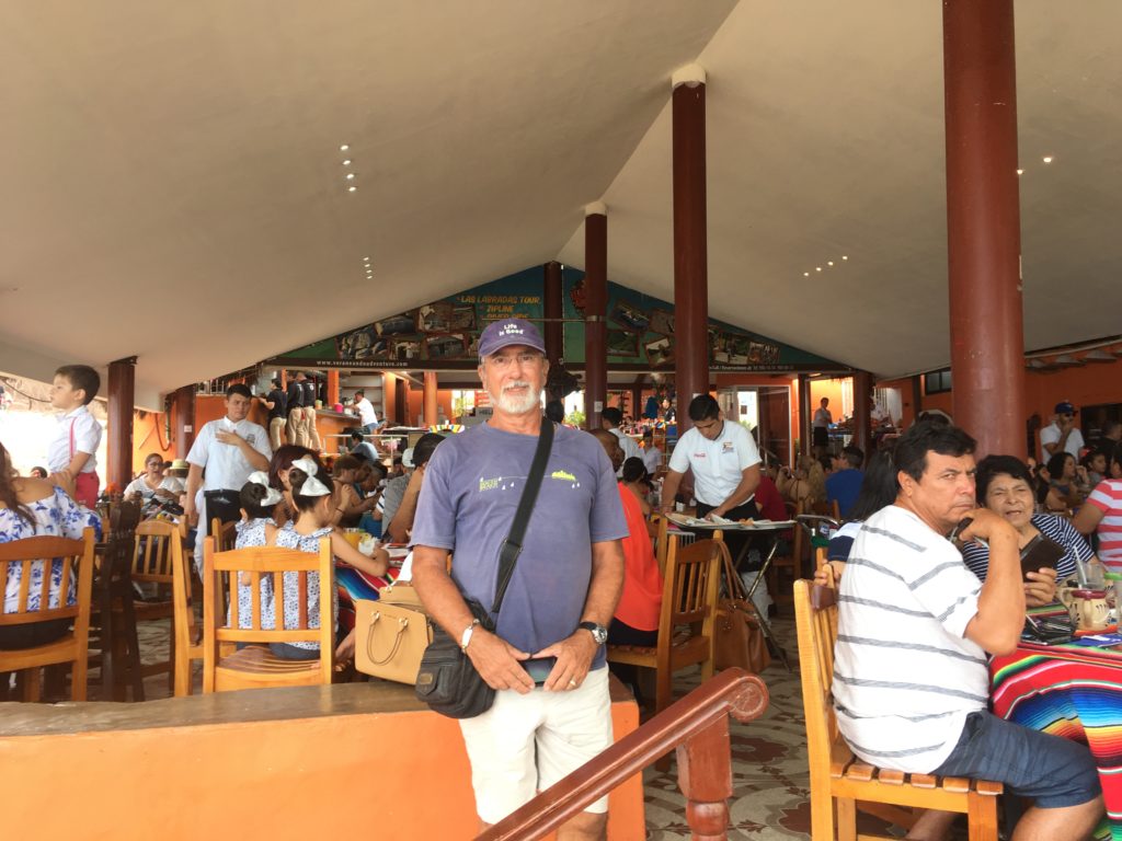 For Father's Day we went out to breakfast at La Bruja, a beachside restaurant popular amongst Mexican families, alongside a dangerous beach and large rock outcropping that is said to be haunted by witches guarding the riches of shipwrecked pirates